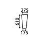 LOWER FRONT GLASS LH & RH , Ford, 10 - 5610, Body parts, cab accessories, seats, Glazing industry, Glass