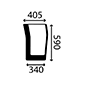 FRONT GLASS LEFT , Massey Ferguson, 4200 - 4270, Body parts, cab accessories, seats, Glazing industry, Glass