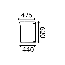 GLASS LOWER FRONT LH CURVED , John Deere, Body parts, cab accessories, seats, Glazing industry, Glass, L151752, L171333, , GLASS LOWER FRONT LH CURVED , 26/4012-46, L151752, L171333, , 3.20 kg