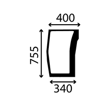 FRONT GLASS RIGHT , Massey Ferguson, Body parts, cab accessories, seats, Glazing industry, Glass, 3806588M1, 3806588M2, , FRONT GLASS RIGHT , 30/4012-50, 3806588M1, 3806588M2, , 4.30 kg