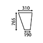 FRONT GLASS , Massey Ferguson, Body parts, cab accessories, seats, Glazing industry, Glass