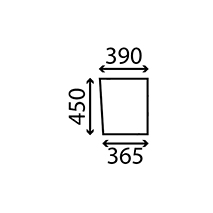 FRONT GLASS , Zetor, Body parts, cab accessories, seats, Glazing industry, Glass, 69117948, , FRONT GLASS , 37/4012-65, 69117948, , 2.05 kg