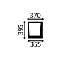 LOWER FRONT GLASS RH         , Valmet, 8000 - 8550HI