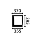 LOWER FRONT GLASS LH         , Valmet, 8000 - 8750