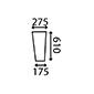 LOWER FRONT LH        , Ford, 10 - 4610