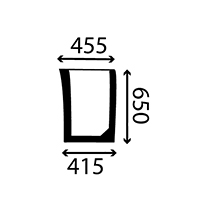 CAB GLASS LH LOWER FRONT , Case-IH, Body parts, cab accessories, seats, Glazing industry, Glass, 190030A4, 190030A5, , CAB GLASS LH LOWER FRONT , 25/4015-20T, 190030A4, 190030A5, , 3.90 kg