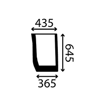 CAB GLASS , Case-IH, Body parts, cab accessories, seats, Glazing industry, Glass, 82030486, , CAB GLASS , 25/4015-24T, 82030486, , 3.90 kg