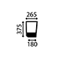 LOWER FRONT GLASS LEFT         , Valmet, A - A75