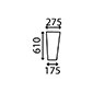 LOWER FRONT RH         , Ford, 10 - 7610O