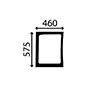 FRONT GLASS RIGHT         , Renault / Claas, Ares 800 - Ares 815