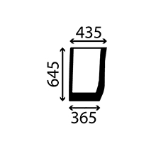 CAB GLASS , Case-IH, Body parts, cab accessories, seats, Glazing industry, Glass, 82030485, , CAB GLASS , 25/4016-24T, 82030485, , 4.00 kg