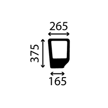 LOWER FRONT RH , Massey Ferguson, Body parts, cab accessories, seats, Glazing industry, Glass, V33118100, , LOWER FRONT RH , 30/4016-3, V33118100, , 0.00 kg