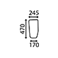 LOWER FRONT GLAAS LH         , Ford, 10 - 7710