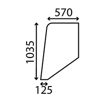 CAB GLASS LH & RH DOOR , Case-IH, Body parts, cab accessories, seats, Glazing industry, Glass, 3114017R1, , CAB GLASS LH & RH DOOR , 25/4020-12, 3114017R1, , 8.40 kg