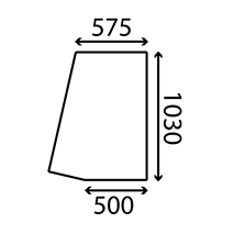 DOOR GLASS LH & RH , JCB, Body parts, cab accessories, seats, Glazing industry, Glass, 82720077, , DOOR GLASS LH & RH , 45/4020-13, 82720077, , 0.00 kg