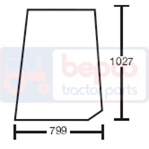 DOOR GLASS LH & RH , JCB, Body parts, cab accessories, seats, Glazing industry, Glass, , DOOR GLASS LH & RH , 45/4020-13T, , 0.00 kg