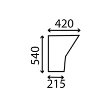 LOWER DOOR GLASS LEFT AND RIGHT PLAIN, Case-IH, Body parts, cab accessories, seats, Glazing industry, Glass, 1284611C1, , LOWER DOOR GLASS LEFT AND RIGHT PLAIN, 25/4020-145, 1284611C1, , 0.00 kg