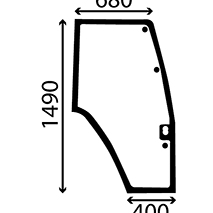 GLASS OF DOOR RH CURVED , Ford, Body parts, cab accessories, seats, Glazing industry, Glass, 81871241, E9NN94030N03BB, , GLASS OF DOOR RH CURVED , 24/4020-16, 81871241, E9NN94030N03BB, , 14.80 kg