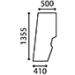 GLASS DOOR LH&RH;         , Hurlimann, Prestige - H488T Prestige