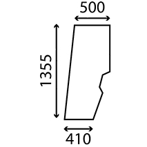 GLASS DOOR LH&RH; , Same, Body parts, cab accessories, seats, Glazing industry, Glass, 092312120, 30191B03, , GLASS DOOR LH&RH; , 29/4020-41, 092312120, 30191B03, , 6.00 kg