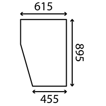 DOOR GLASS LH & RH , JCB, Body parts, cab accessories, seats, Glazing industry, Glass, 82730256, , DOOR GLASS LH & RH , 45/4020-42T, 82730256, , 0.00 kg