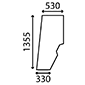 GLASS DOOR LH&RH; GLAZ.         , Hurlimann, H - H6136