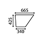 LOWER GLASS DOOR LH & RH , Massey Ferguson, 200 - 265, Body parts, cab accessories, seats, Glazing industry, Glass