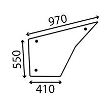 GLASS OF LH & RH LOWER DOOR , Case-IH, Body parts, cab accessories, seats, Glazing industry, Glass, 1535114C1, 1535114C2, , GLASS OF LH & RH LOWER DOOR , 25/4021-22, 1535114C1, 1535114C2, , 7.00 kg