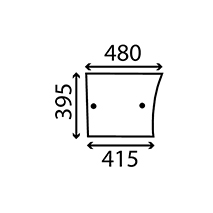 LOWER GLASS DOOR LH & RH , John Deere, Body parts, cab accessories, seats, Glazing industry, Glass, L57905, , LOWER GLASS DOOR LH & RH , 26/4021-24, L57905, , 2.52 kg