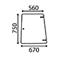 SIDE GLASS         , Fendt, Farmer 300 - 310