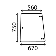 SIDE GLASS , Fendt, Body parts, cab accessories, seats, Glazing industry, Glass, 178810110050, , SIDE GLASS , 22/4021-3, 178810110050, , 3.20 kg