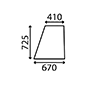 UPPER GLASS DOOR         , Zetor, UR I - 7711