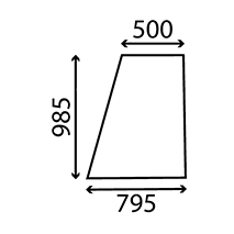 UPPER DOOR GLASS LH & RH , JCB, Body parts, cab accessories, seats, Glazing industry, Glass, 82720220, , UPPER DOOR GLASS LH & RH , 45/4022-28, 82720220, , 0.00 kg