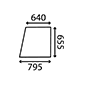 UPPER DOOR GLASS LH & RH         , Deutz, 07C - 6007C