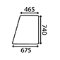 UPPER GLASS DOOR         , Fendt, Favorit 600 - 612SA