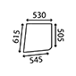 UPPER GLASS DOOR         , Massey Ferguson, 200 (Brasil - South Africa) - 290