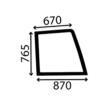 GLASS DOOR RIGHT , Fiat, Body parts, cab accessories, seats, Glazing industry, Glass, 82002179, , GLASS DOOR RIGHT , 23/4022-41, 82002179, , 0.00 kg