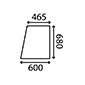 UPPER GLASS DOOR L. & RH         , Massey Ferguson, 200 - 250