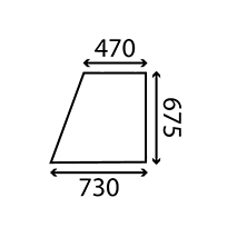 UPPER GLASS DOOR LH & RH , Massey Ferguson, Body parts, cab accessories, seats, Glazing industry, Glass, 1897857M1, , UPPER GLASS DOOR LH & RH , 30/4022-9, 1897857M1, , 6.34 kg