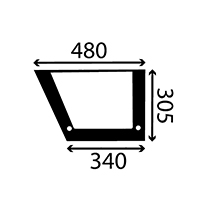 CAB GLASS RH LOWER DOOR , Case-IH, Body parts, cab accessories, seats, Glazing industry, Glass, 1999626C2, 248726A1, , CAB GLASS RH LOWER DOOR , 25/4025-4, 1999626C2, 248726A1, , 2.00 kg