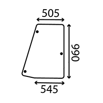 UPPER DOOR GLASS LH & RH , JCB, Body parts, cab accessories, seats, Glazing industry, Glass, 82730348, , UPPER DOOR GLASS LH & RH , 45/4026-3T, 82730348, , 0.00 kg