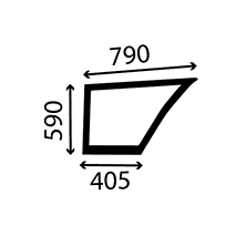 LOWER GLASS DOOR LEFT , Fiat, Body parts, cab accessories, seats, Glazing industry, Glass, 82002182, , LOWER GLASS DOOR LEFT , 23/4029-5, 82002182, , 0.00 kg