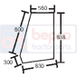 UPPER DOOR GLASS , JCB, 540 - 540-70 (AA), Body parts, cab accessories, seats, Glazing industry, Glass