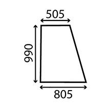 UPPER DOOR GLASS RH , JCB, Body parts, cab accessories, seats, Glazing industry, Glass, 82730282, , UPPER DOOR GLASS RH , 45/4031-5T, 82730282, , 0.00 kg