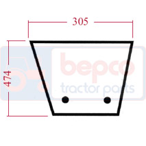 CAB GLASS LH LOWER DOOR , Case-IH, Body parts, cab accessories, seats, Glazing industry, Glass, 248725A1, , CAB GLASS LH LOWER DOOR , 25/4032-14, 248725A1, , 2.00 kg