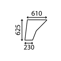 LOWER GLASS DOOR  LH , Ford, Body parts, cab accessories, seats, Glazing industry, Glass, 83944253, E3NN94214A37BA, , LOWER GLASS DOOR  LH , 24/4032-2, 83944253, E3NN94214A37BA, , 4.76 kg