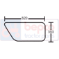 LOWER DOOR GLASS LH        , JCB, Fastrac - Fastrac 2135