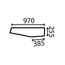 LOWER DOOR GLASS , JCB, Body parts, cab accessories, seats, Glazing industry, Glass, 82730471, , LOWER DOOR GLASS , 45/4032-8, 82730471, , 0.00 kg