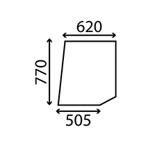 GLASS OF DOOR LH. UPPER, David Brown, Virsbūves daļas, kabīne, sēdekļi, Stiklojums, Stikls, 40961, K965483, , GLASS OF DOOR LH. UPPER, 20/4035-1, 40961, K965483, , 0.00 kg