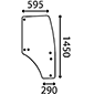 DOOR RH - 6 HOLES , John Deere, Body parts, cab accessories, seats, Glazing industry, Glass